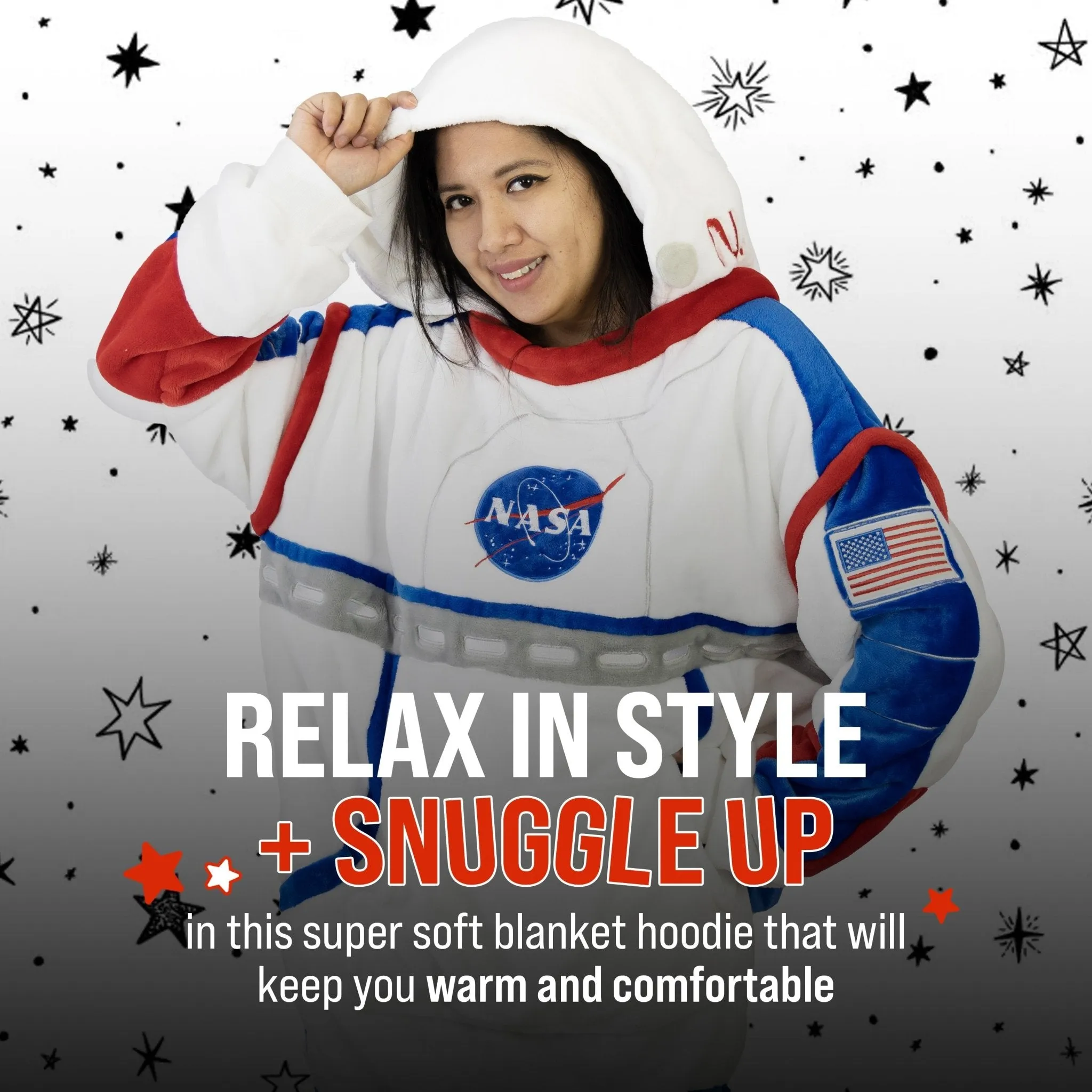 NASA Astronaut Snugible | Blanket Hoodie & Pillow