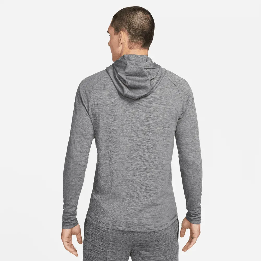 Nike Dri-Fit Academy Pullover Football Hoodie - Black-Sunset Glow
