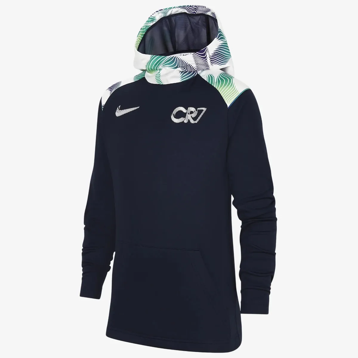 Nike Youth DF CR7 Pullover Hoodie - Obsidian-White