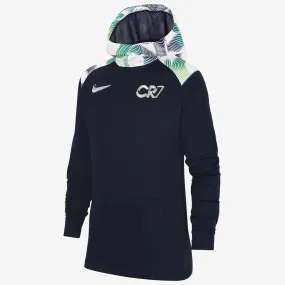 Nike Youth DF CR7 Pullover Hoodie - Obsidian-White