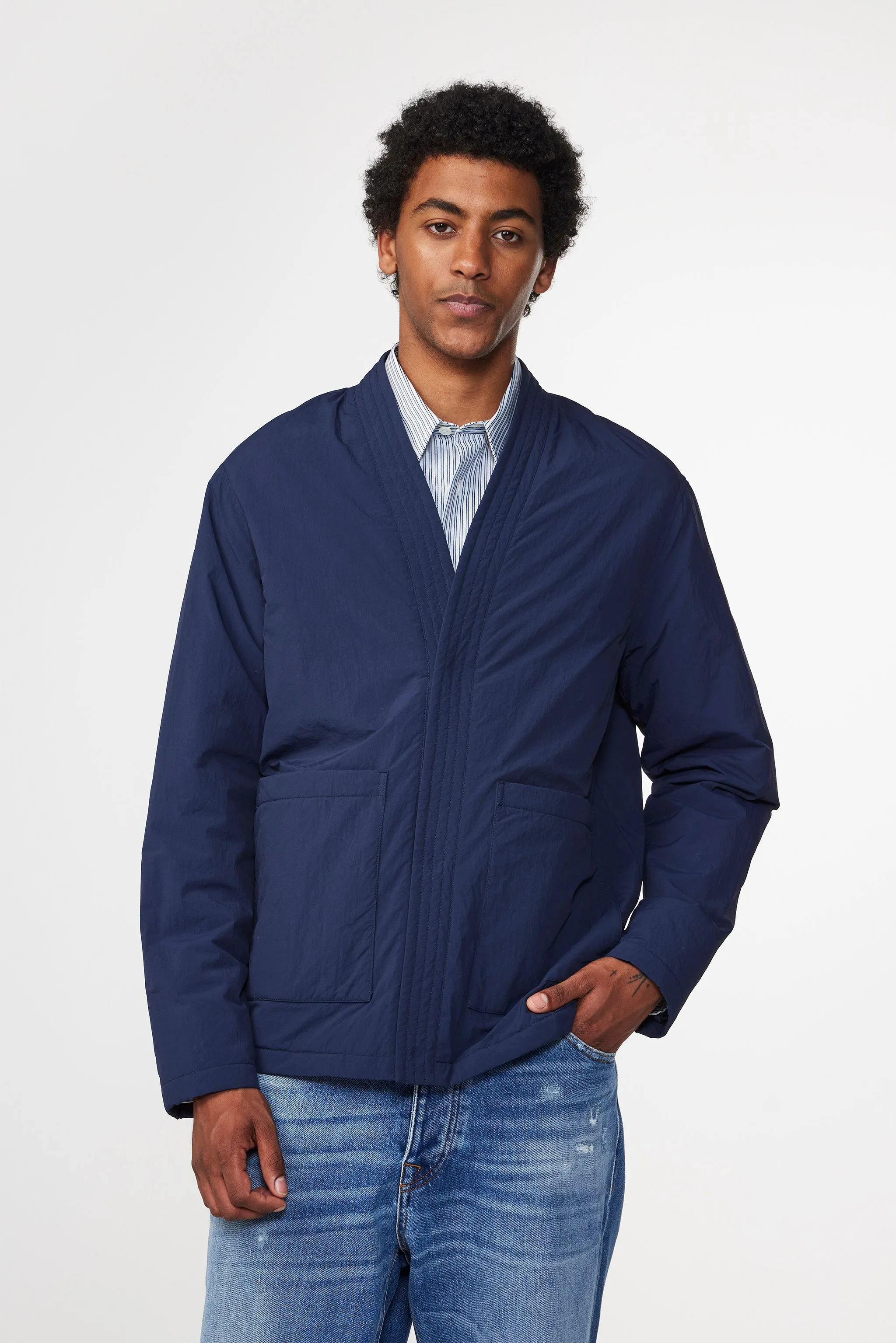 NN07 YUKI 8280 JACKET - NAVY BLUE
