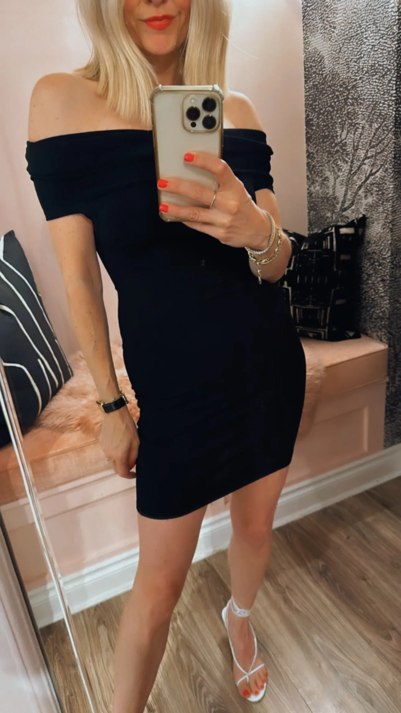 Off The Shoulder Mini Dress