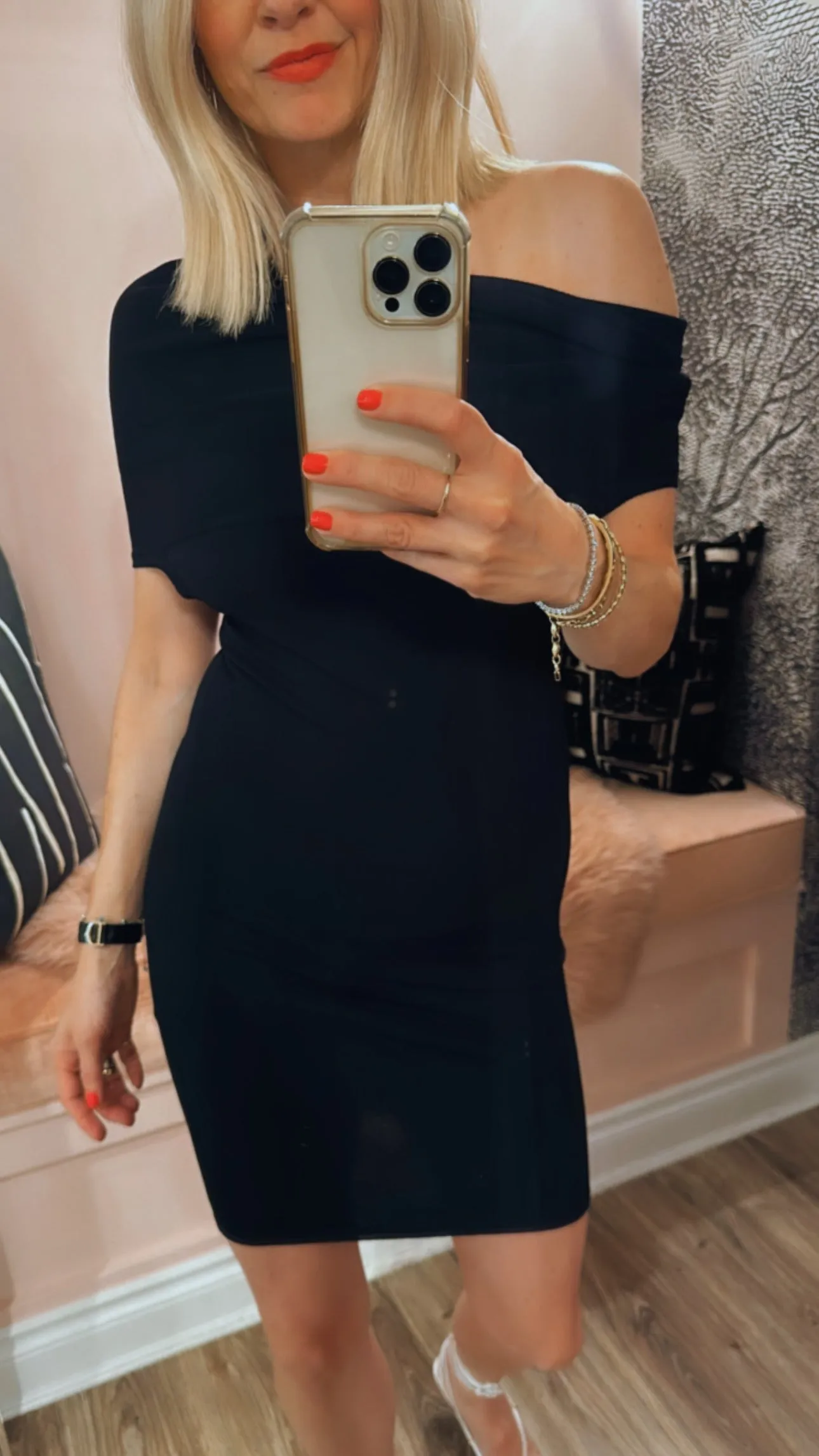 Off The Shoulder Mini Dress