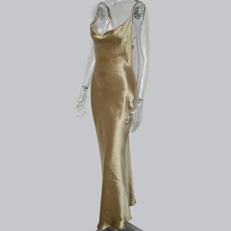 Perfect Opportunity Backless Party Dress