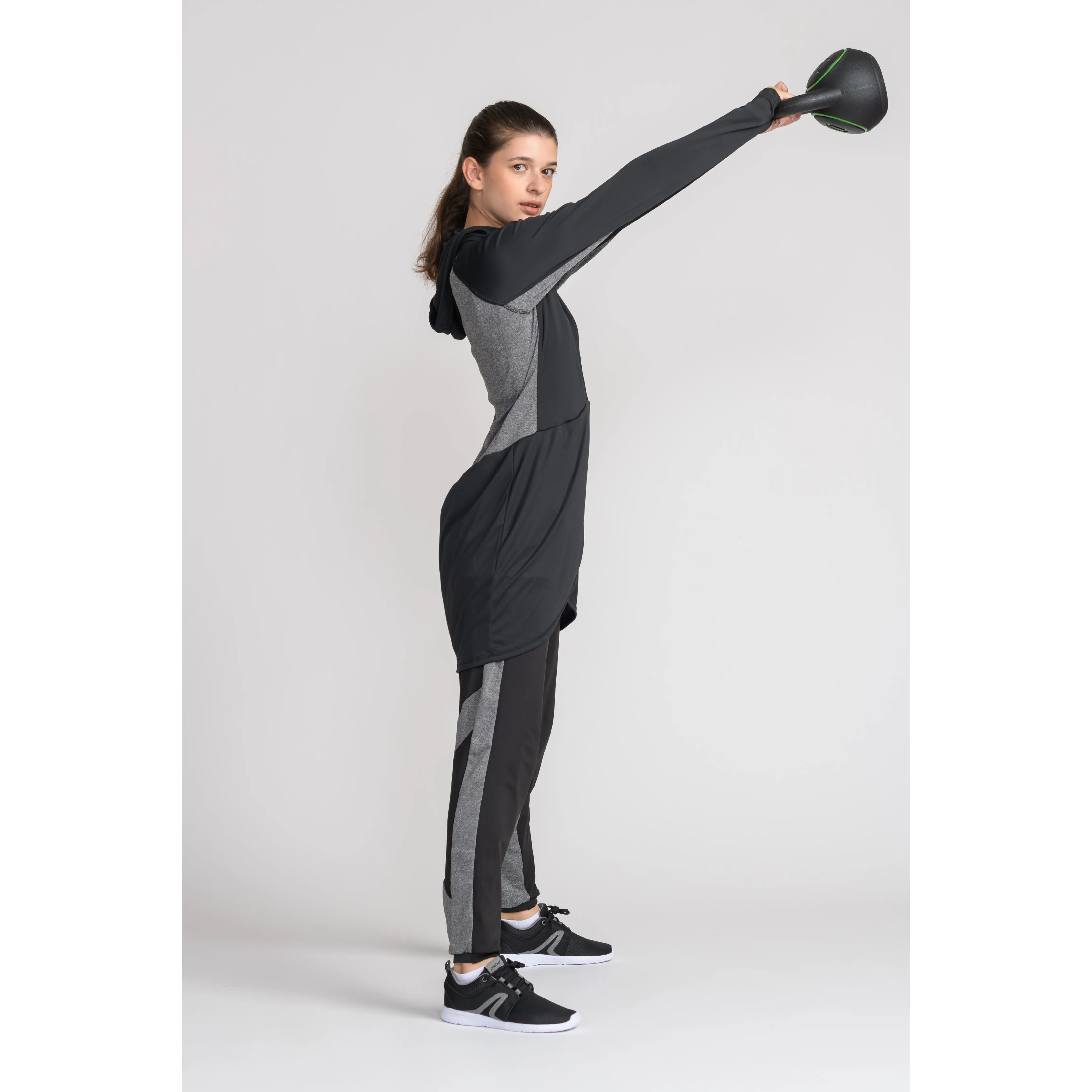 Performance Tech Hooded Top - Black