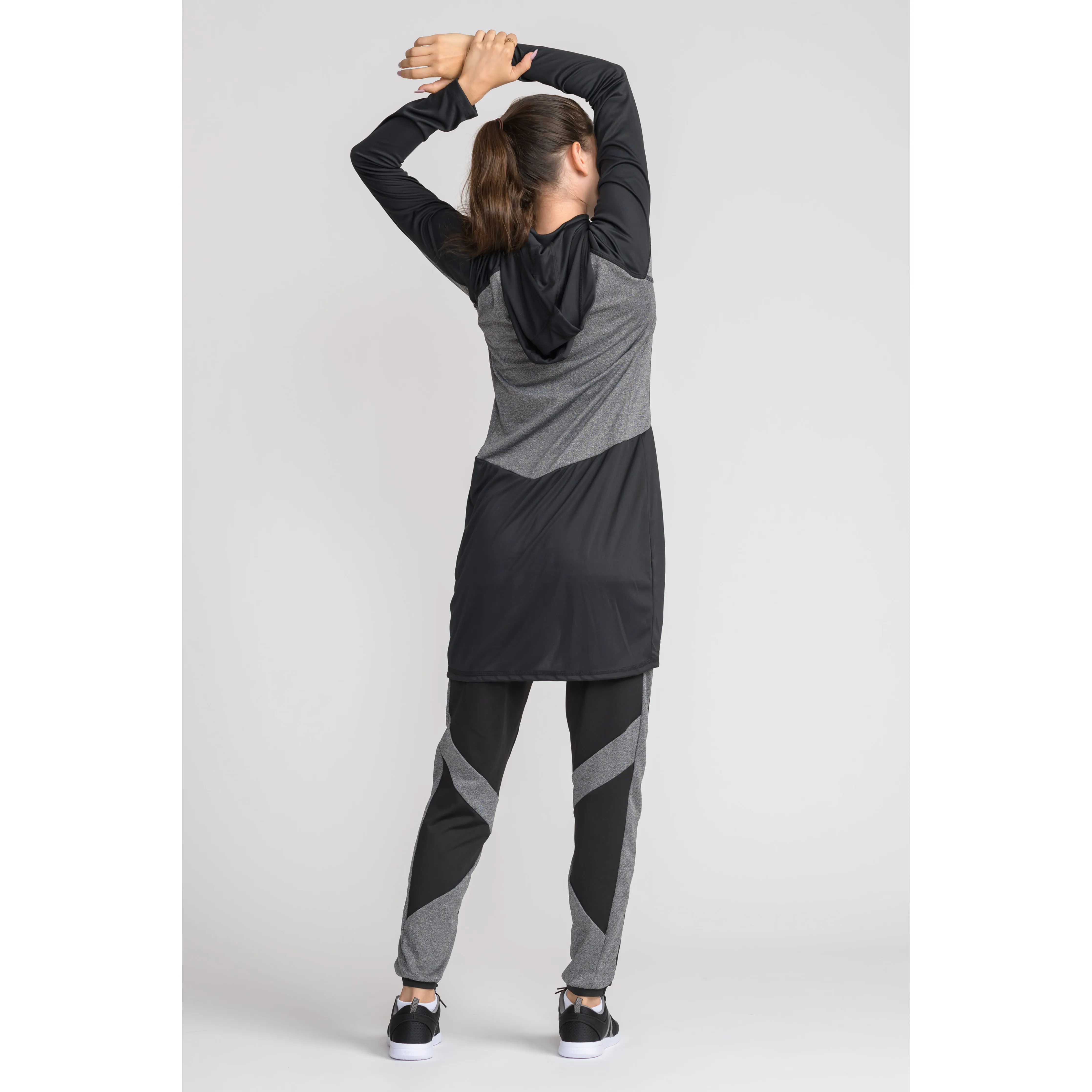 Performance Tech Hooded Top - Black