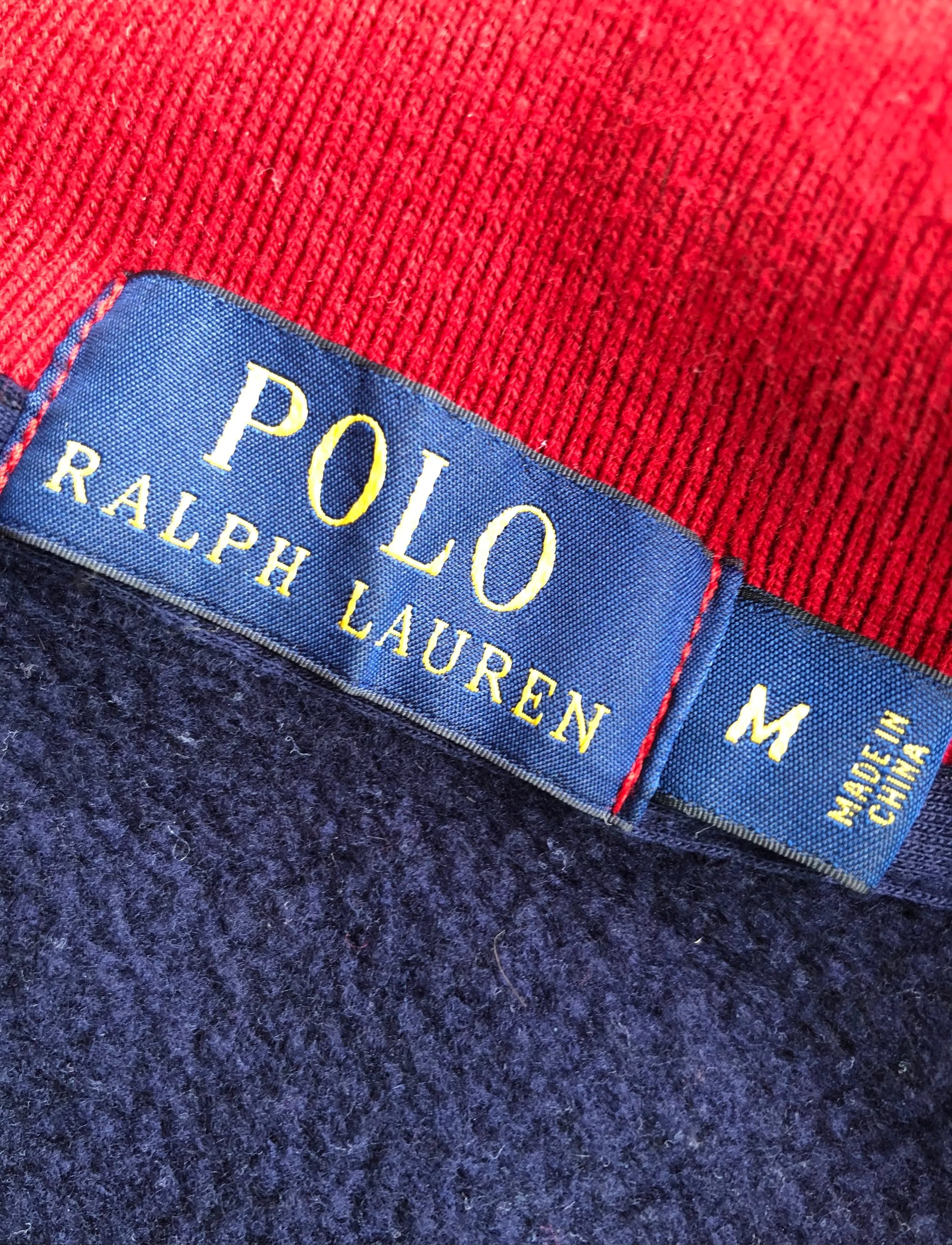 Polo Ralph Lauren Zip Up Sweater M