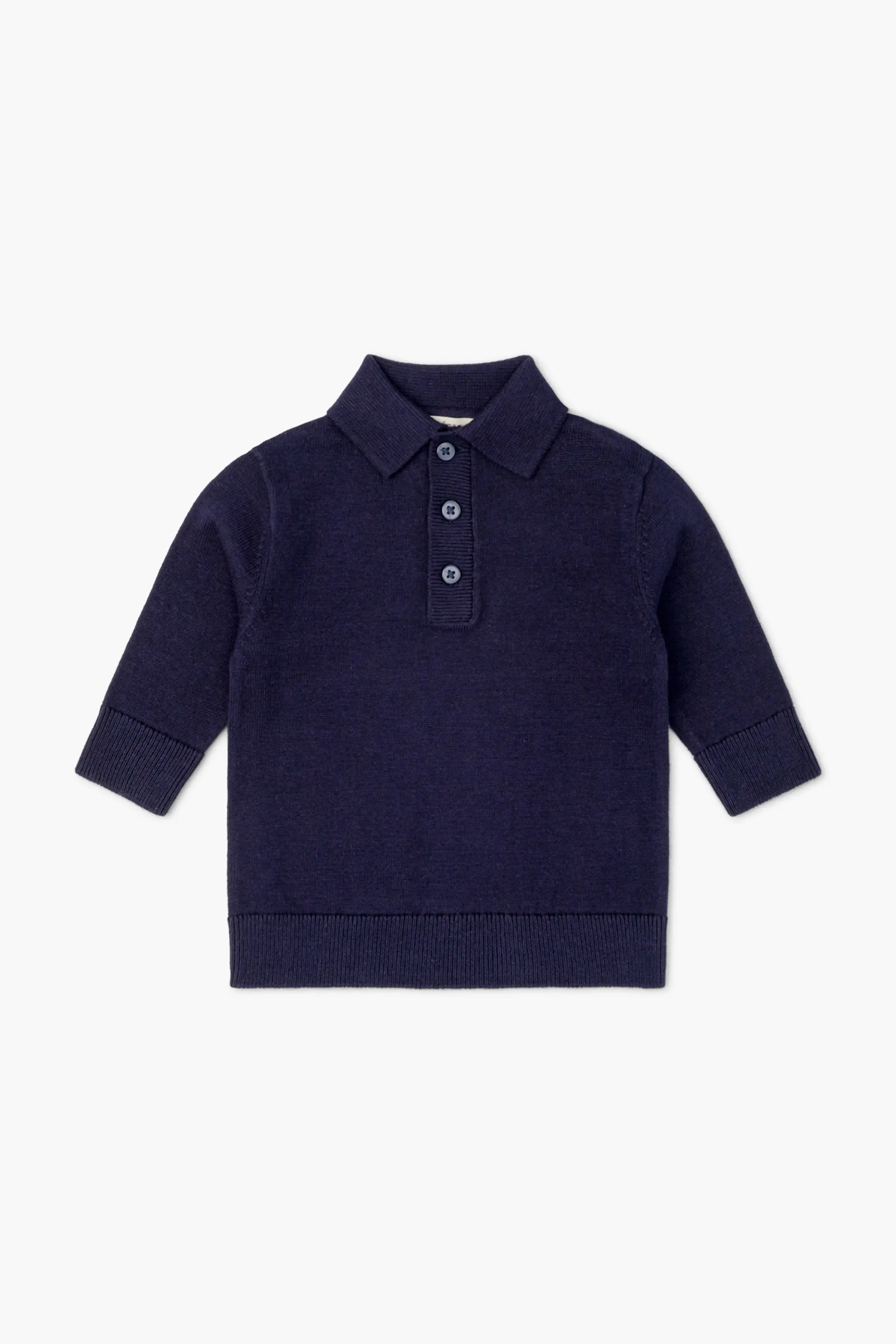 Polo Sweater_Navy