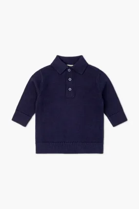 Polo Sweater_Navy
