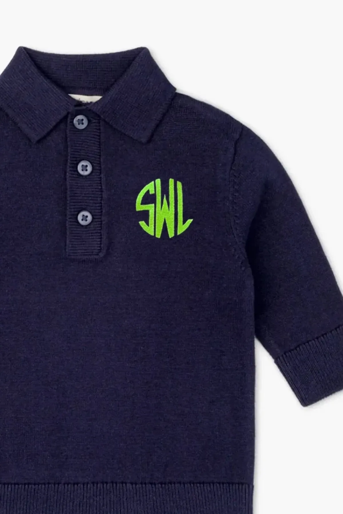Polo Sweater_Navy