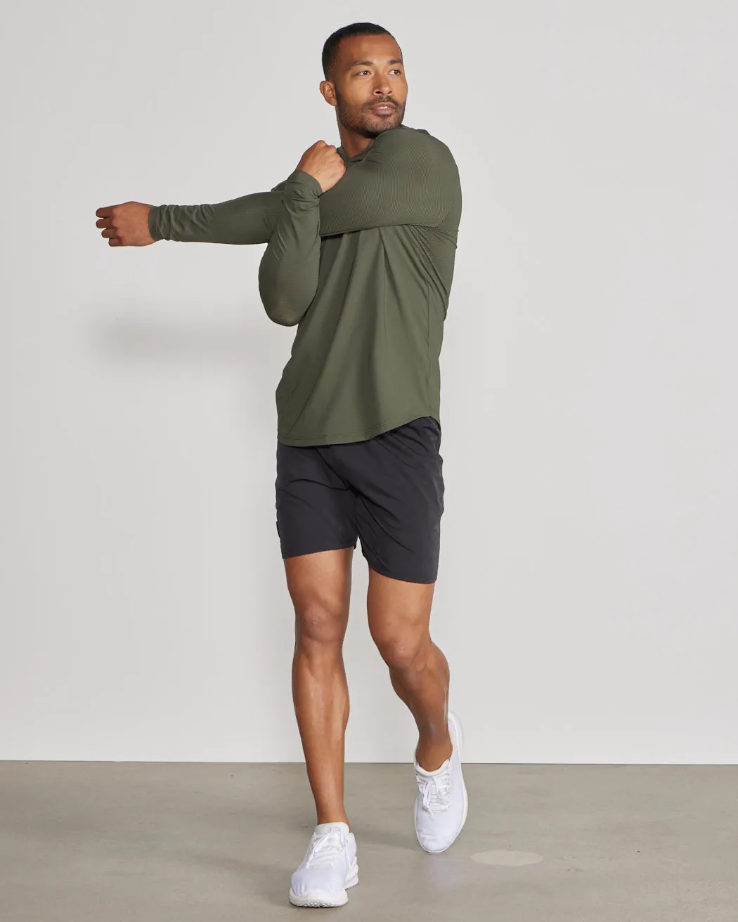 Pulse Pullover Drop-Cut Hoodie