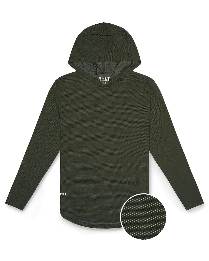 Pulse Pullover Drop-Cut Hoodie