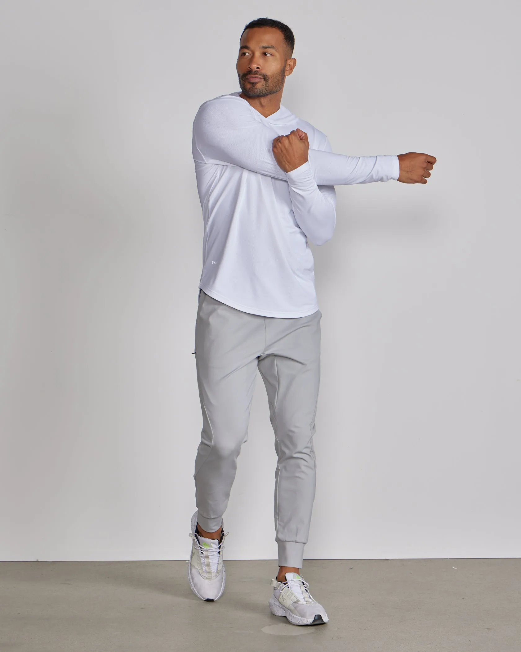 Pulse Pullover Drop-Cut Hoodie
