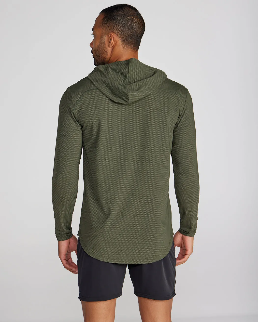 Pulse Pullover Drop-Cut Hoodie