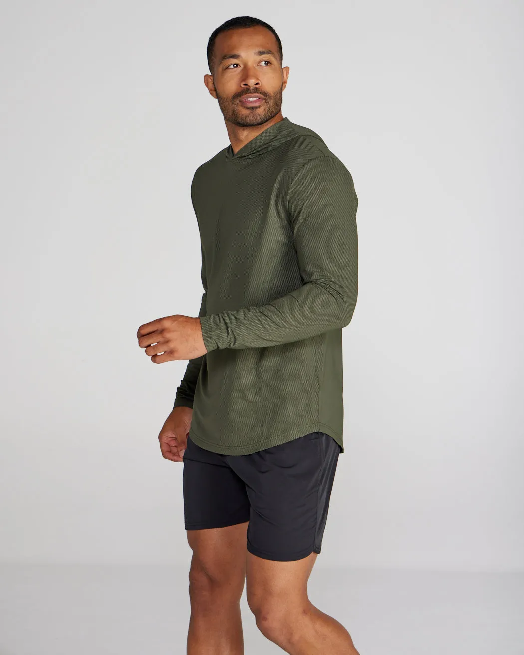 Pulse Pullover Drop-Cut Hoodie