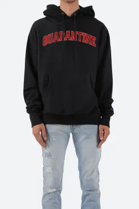 Quarantine Champion Hoodie - Black