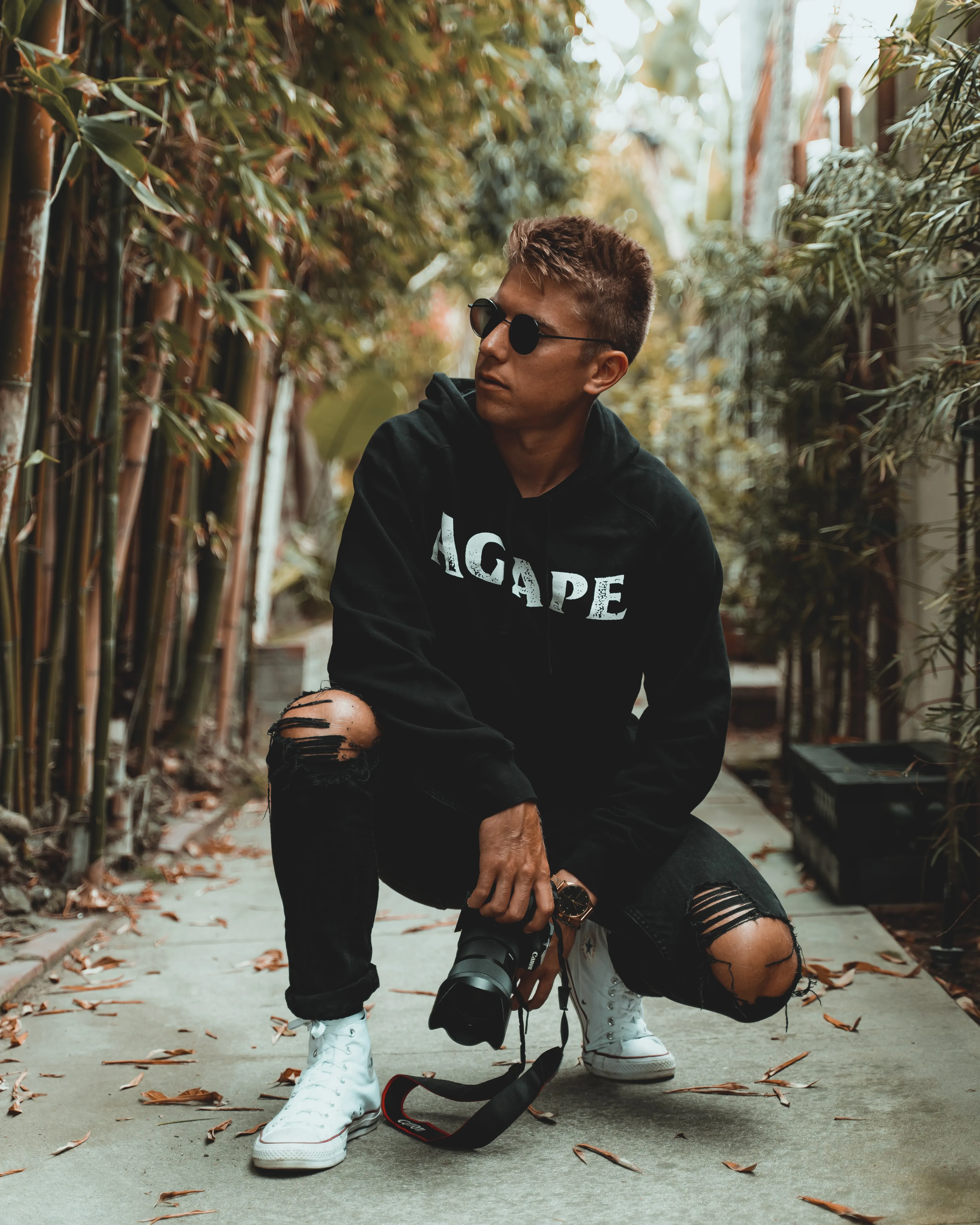 "Weathered" Agape Hoodie