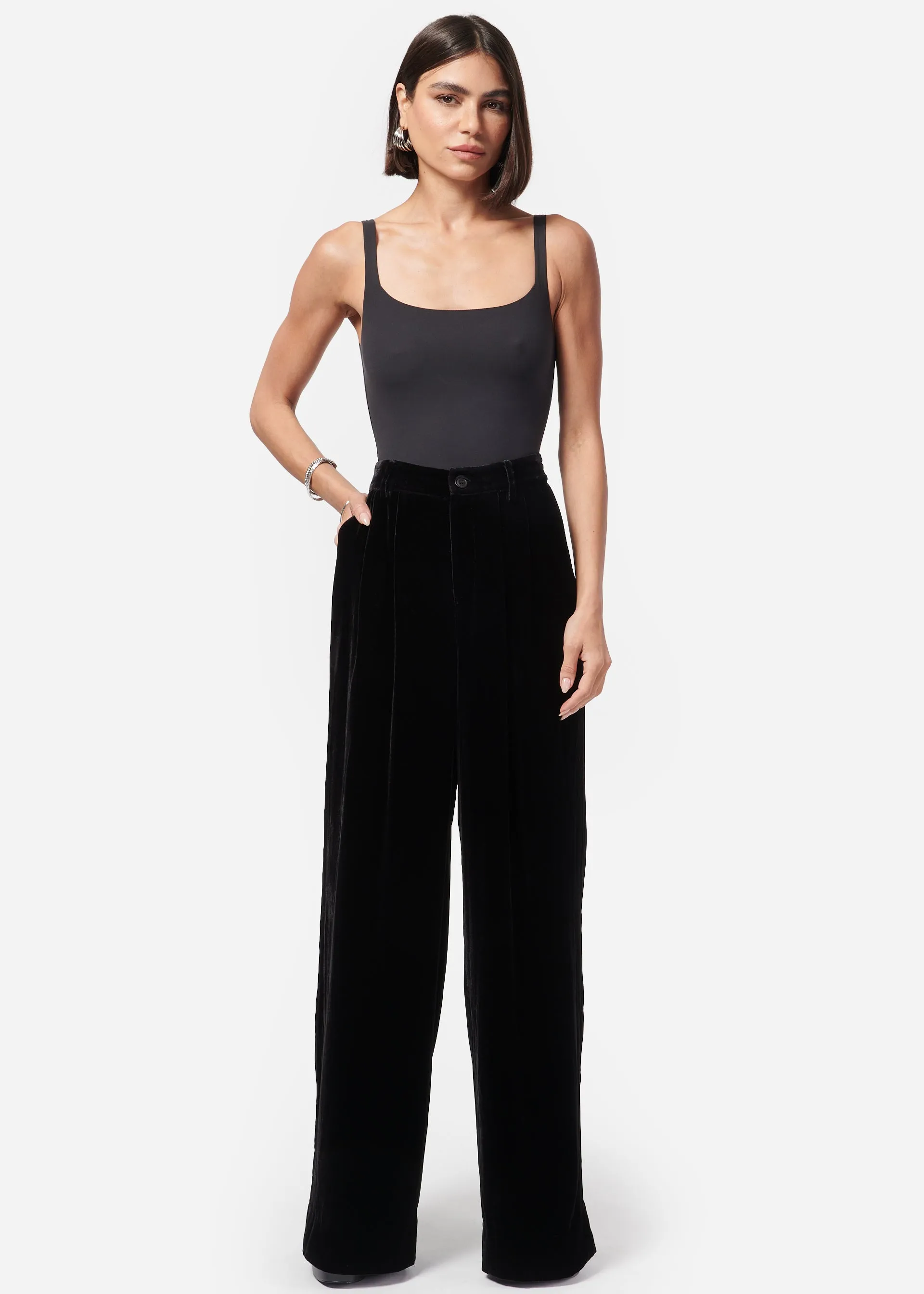 Rylie Velvet Pant Black