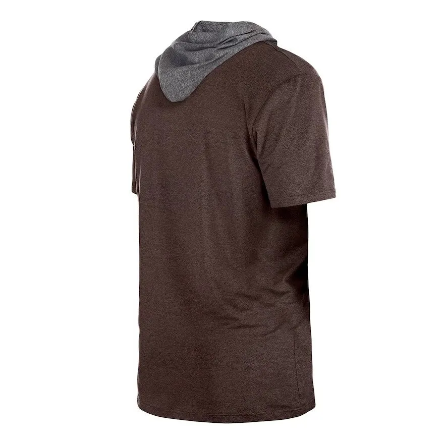 San Diego Padres New Era Men's Double Logo Hood T-Shirt