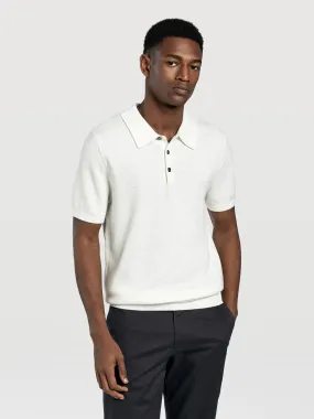 Short sleeve polo sweater