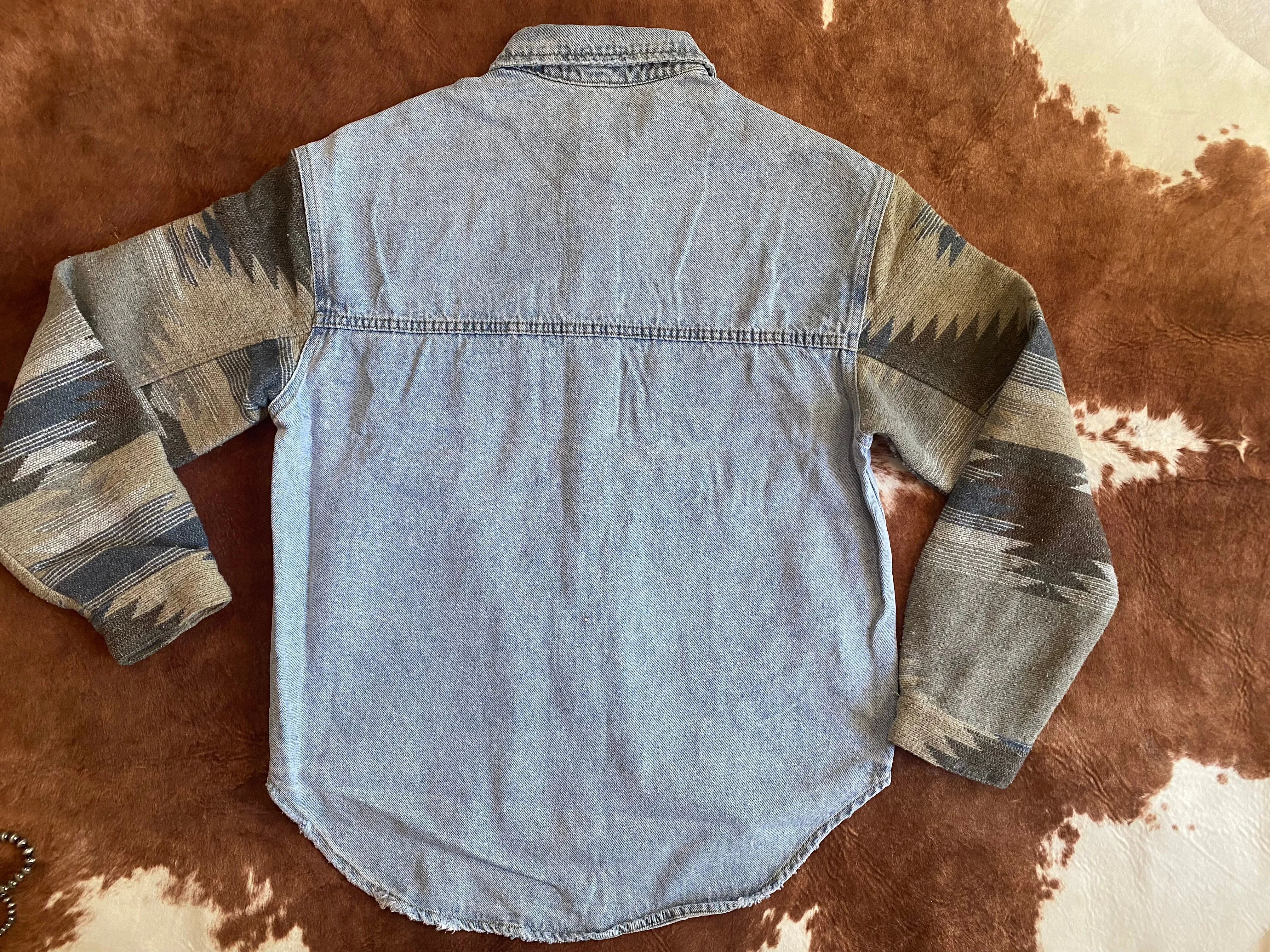 Sleeve Patterned Shacket