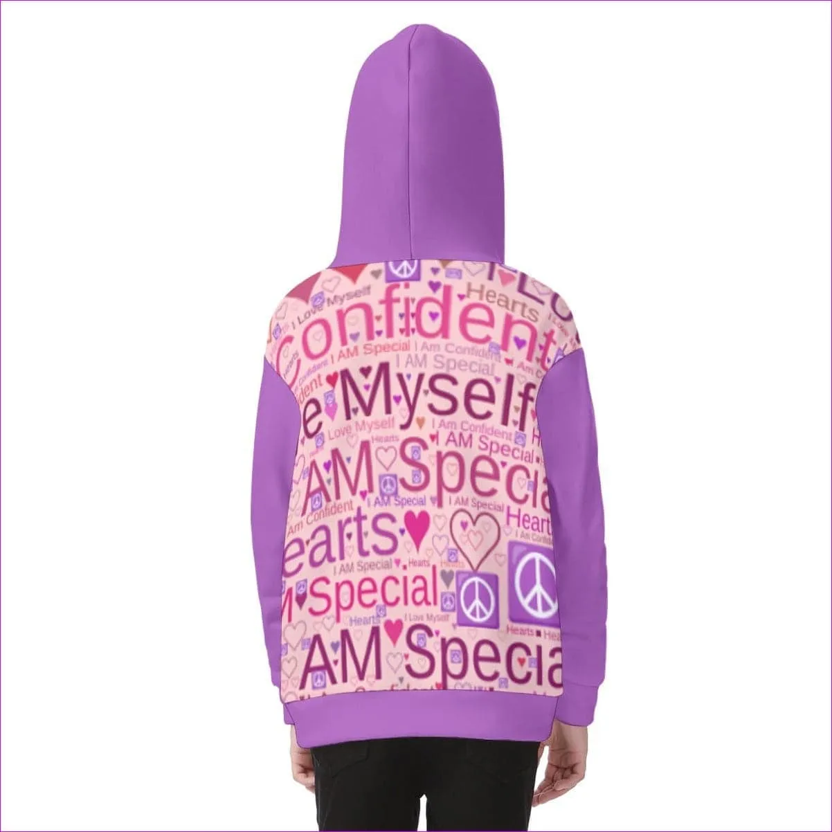 Speak-Over Kids Heavy Fleece Zip Up Hoodie