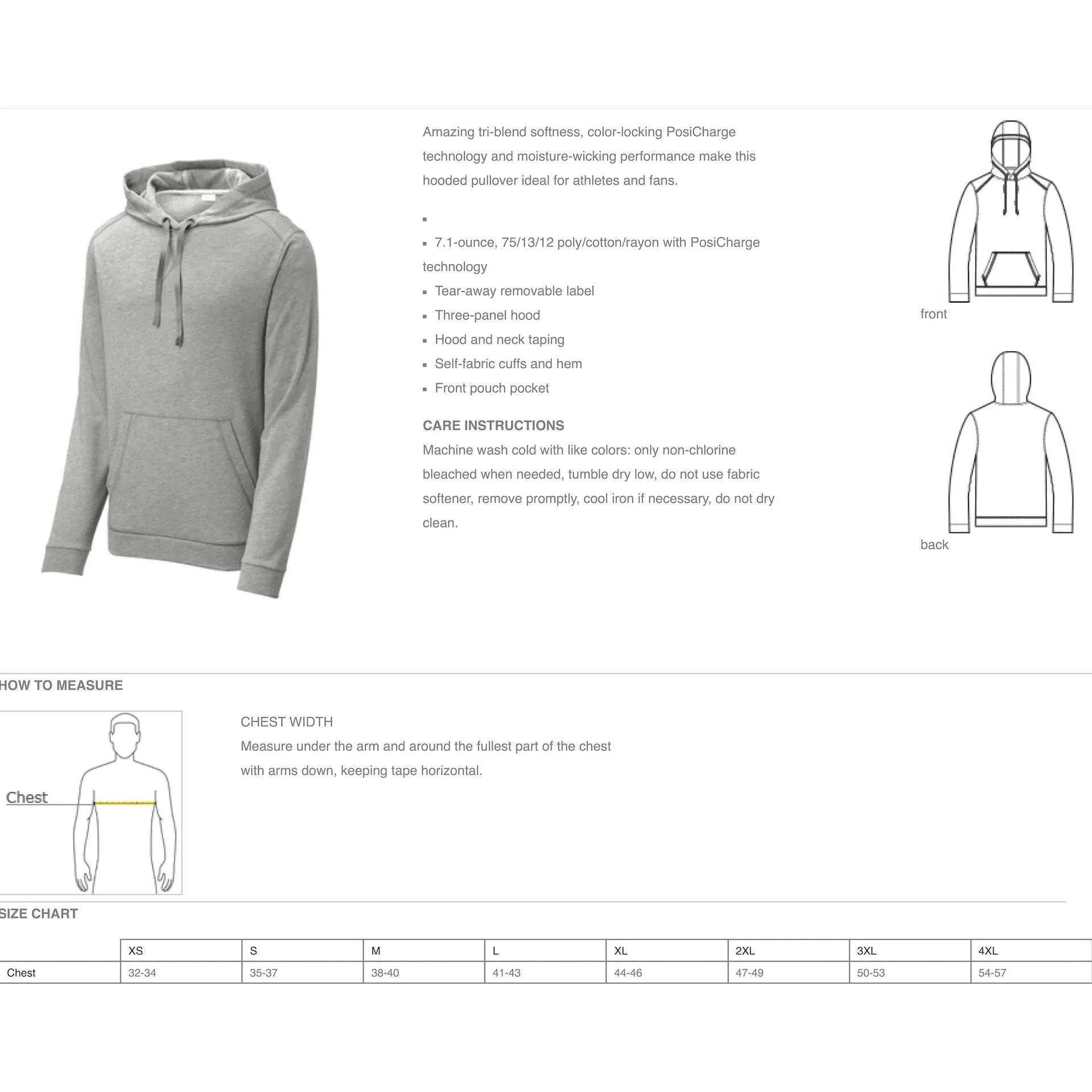 SPHS Men's Soccer Hoodie