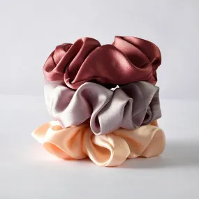 sunset scrunchie  - set of 3