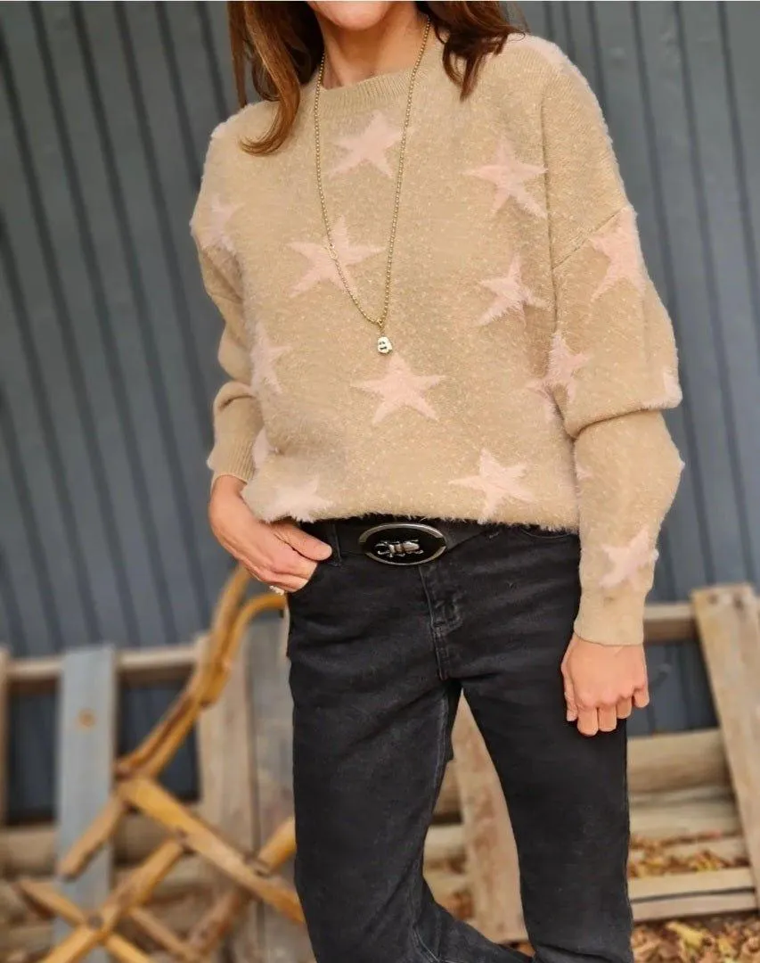 Sweater Star Camel 30% de Dcto.