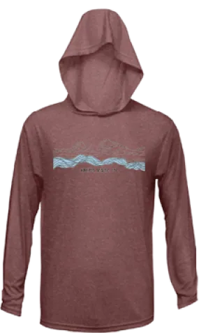 Swirl Mountains Sun Hoodie
