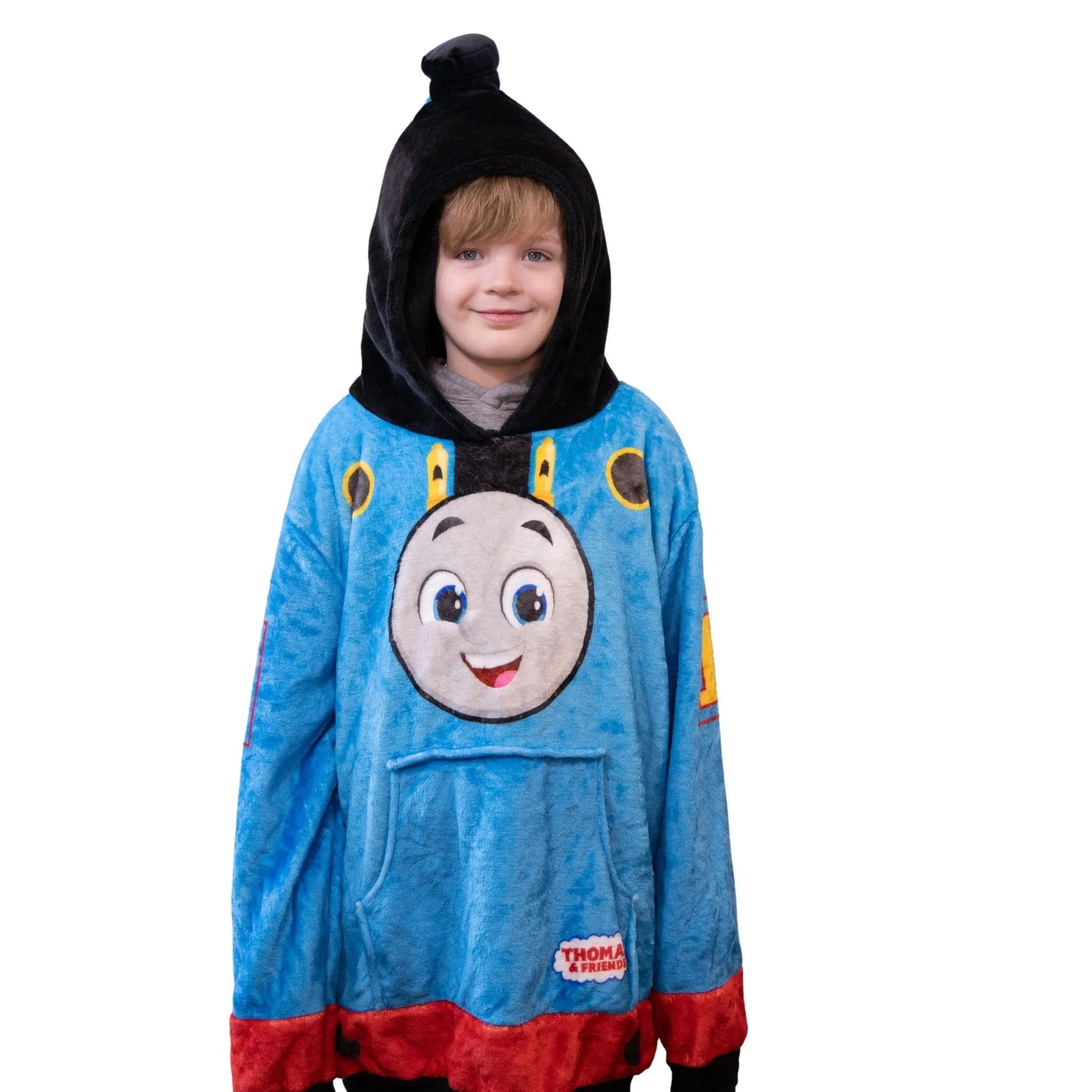Thomas the Tank Engine Kids Snugible | Blanket Hoodie & Pillow