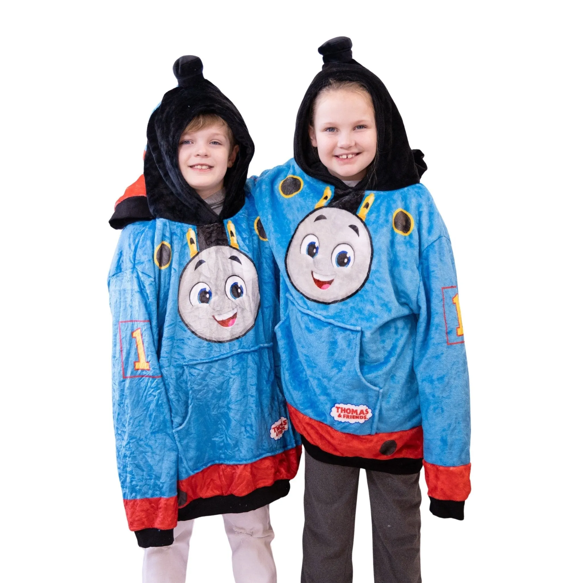 Thomas the Tank Engine Kids Snugible | Blanket Hoodie & Pillow