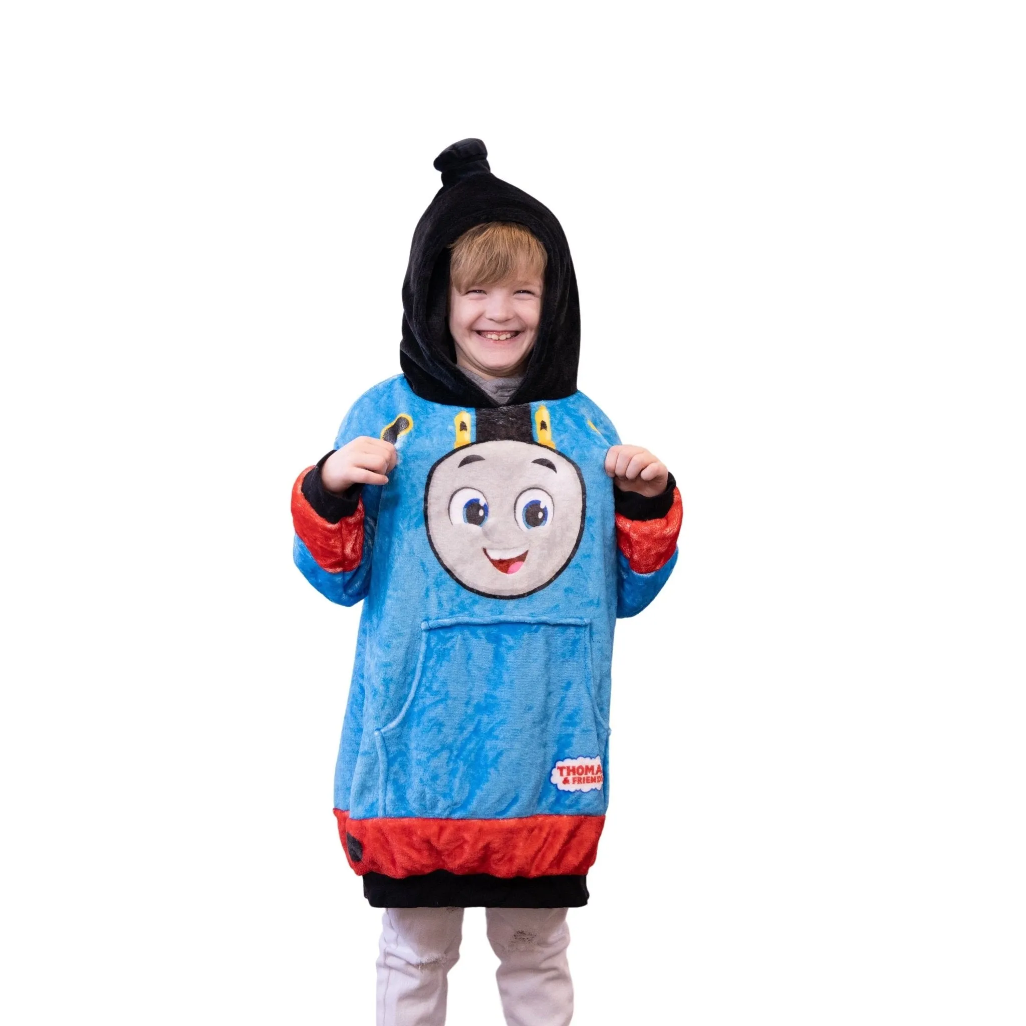 Thomas the Tank Engine Kids Snugible | Blanket Hoodie & Pillow