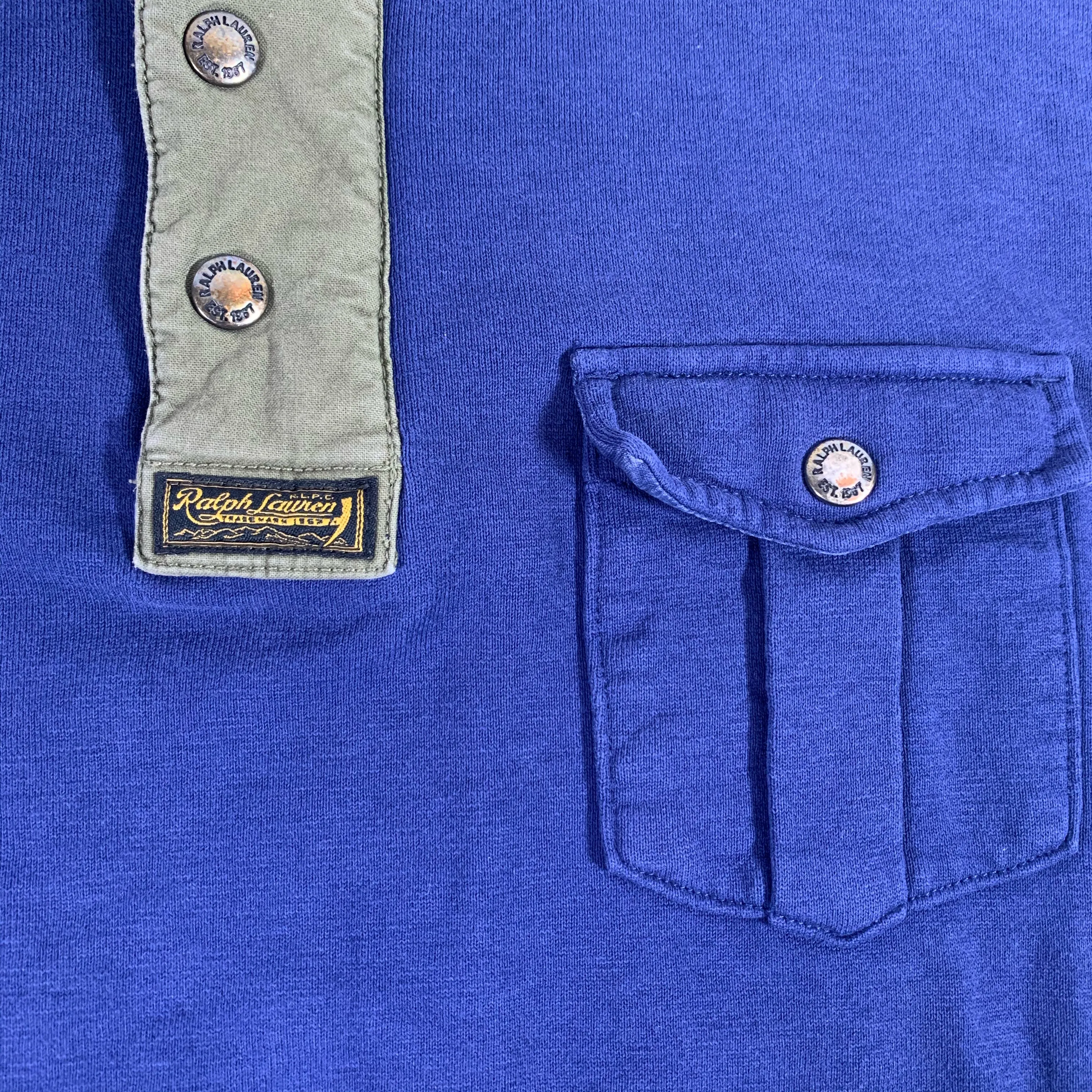Vintage Polo Ralph Lauren "Two Tone" Quarter Snap