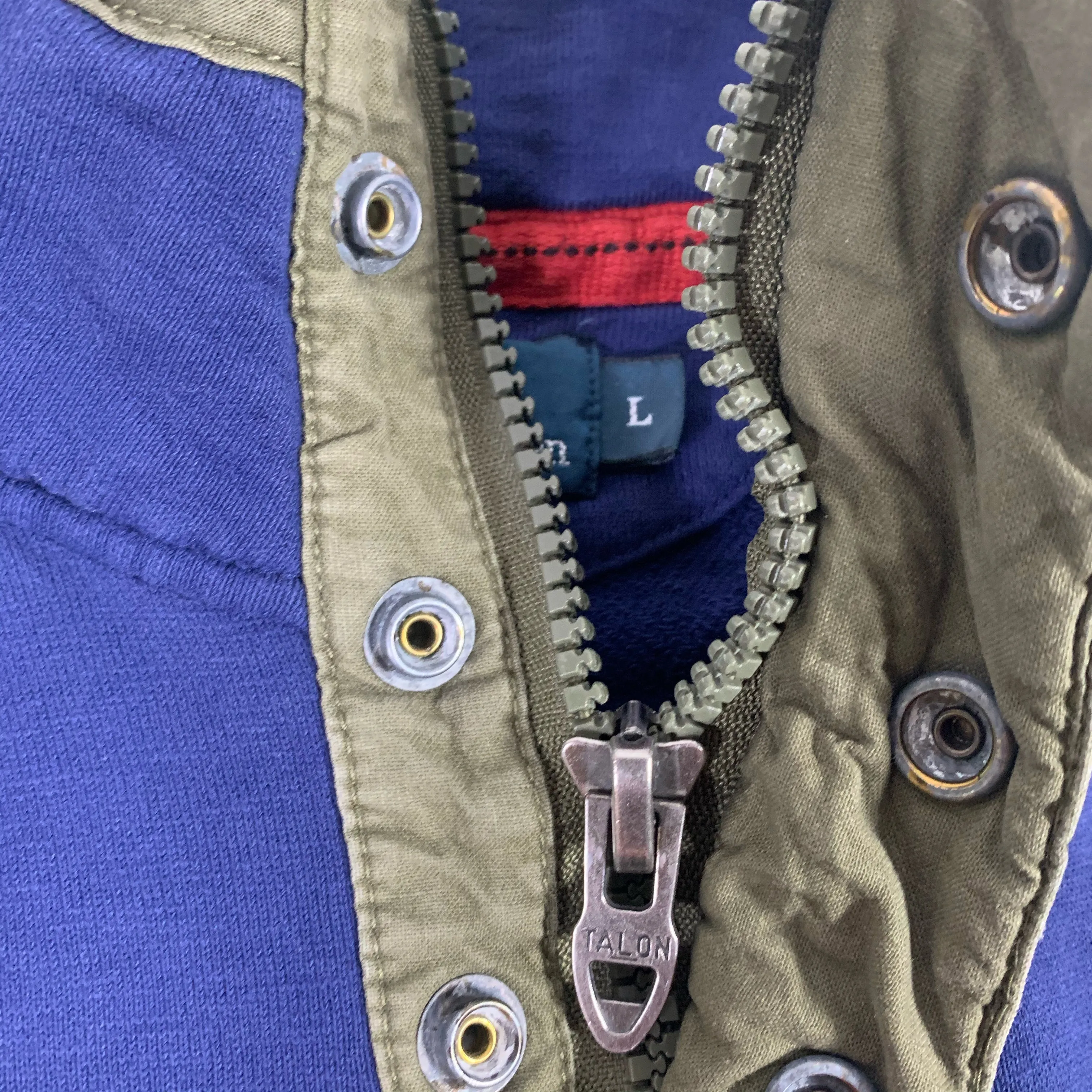 Vintage Polo Ralph Lauren "Two Tone" Quarter Snap