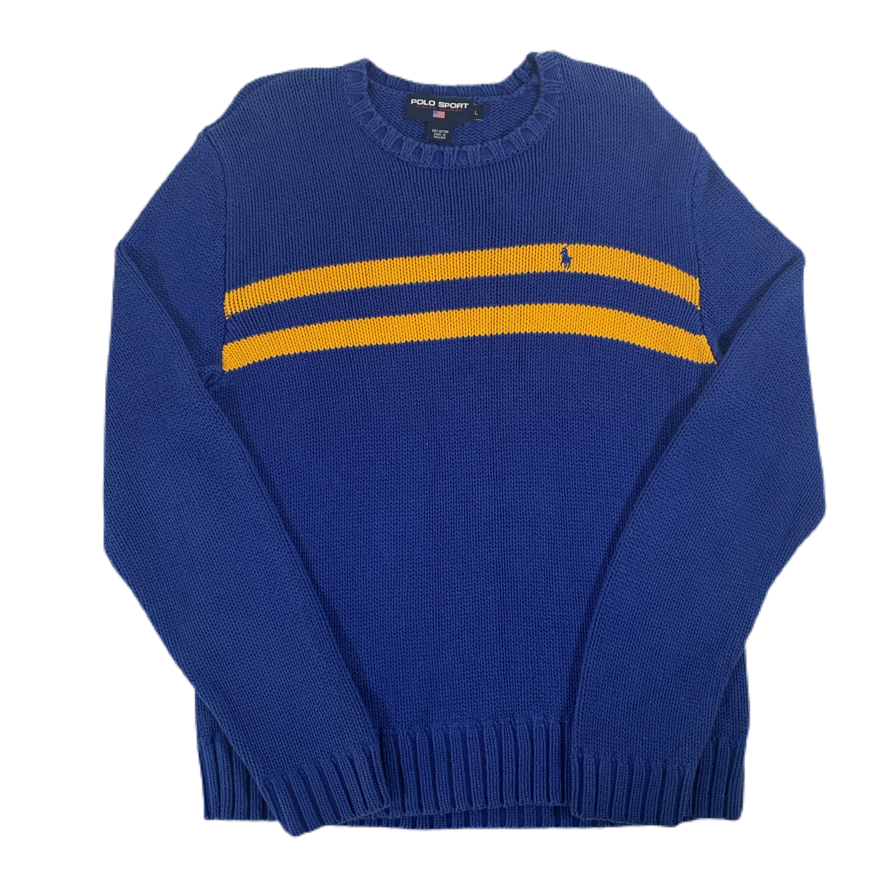 Vintage Polo Sport "Stripe" Sweater