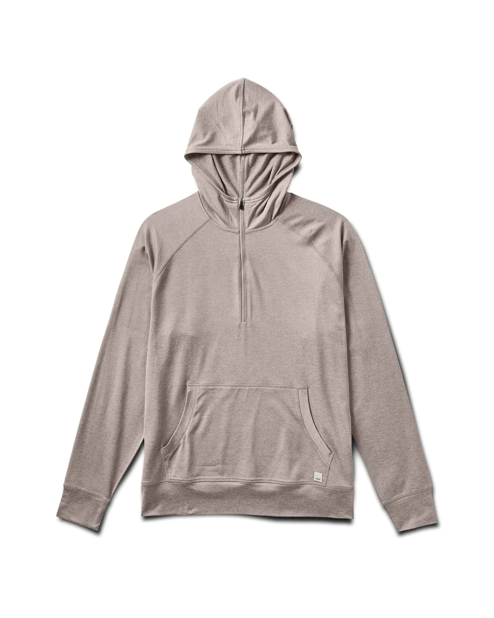 Vuori Walnut Heather 1/2 Zip Ponto Performance Hoodie