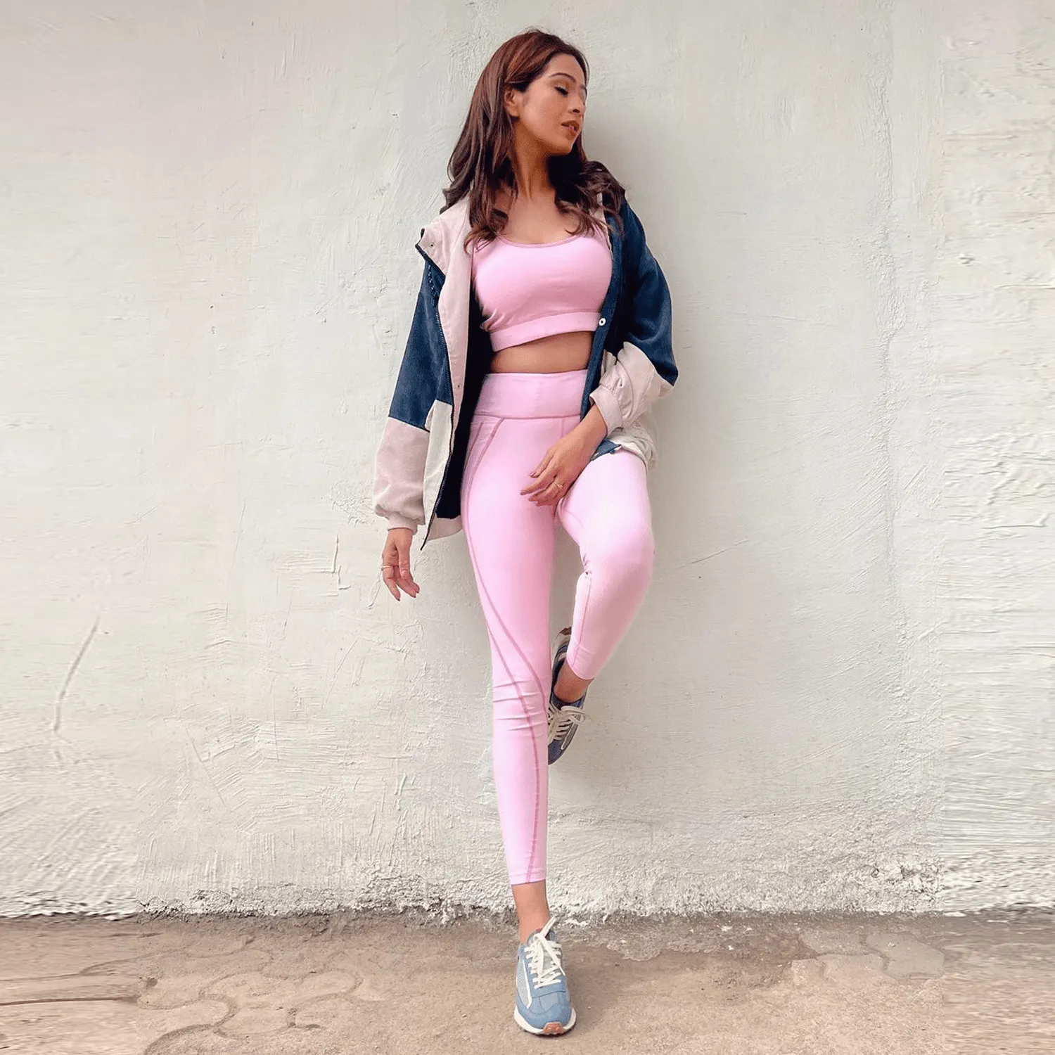 werk it set ( full length ) - cotton candy pink
