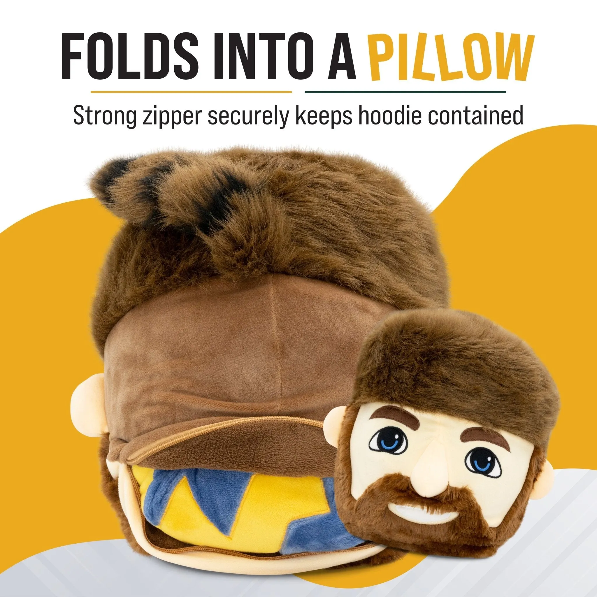 West Virginia University Mountaineer Snugible | Blanket Hoodie & Pillow