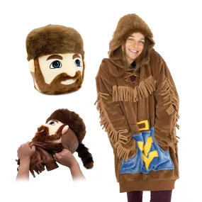 West Virginia University Mountaineer Snugible | Blanket Hoodie & Pillow