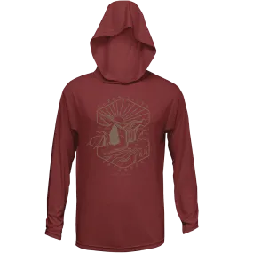 Youth Camp Waterfall Sun Hoodie